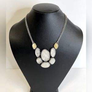 NWOT‼️Lucky Brand Clear Quartz Statement Necklace